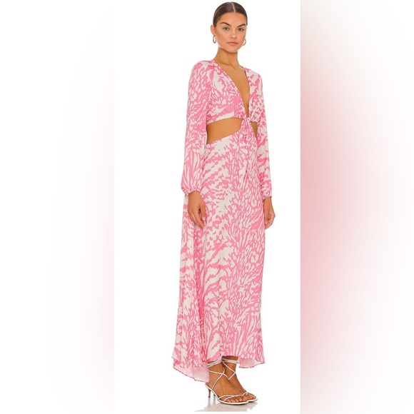 NWOT RESA Noelle Dress Pink Maxi XS - Picture 2 of 8